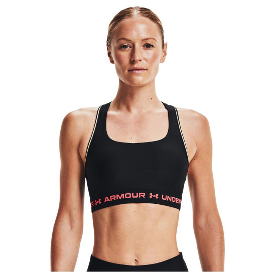 Under Armour Γυναικείο μπουστάκι UA Crossback Mid Q3 80s Under Armour Γυναικείο μπουστάκι UA Crossback Mid Q3 80s